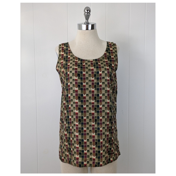 vintage 80's silk blouse - Picture 3 of 7